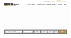Desktop Screenshot of malekproperties.com